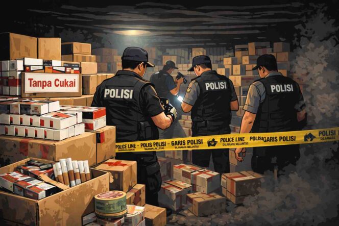 
Rokok Ilegal Masih Berkeliaran, Polisi Tegaskan Komitmen Penertiban