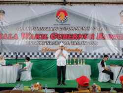Wagub Banten Tegaskan Catur Fondasi Generasi Cerdas, Turnamen Nasional Jadi Mesin Lahirkan Atlet Masa Depan