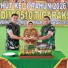 Perkuat Sinergi TNI–Pemda, Wabup Tangerang Hadiri Tasyakuran HUT ke-8 Kodim 0510 Tigaraksa