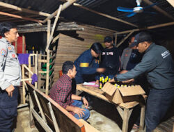 Polsek Pusakanagara Sita Ratusan Botol, Tegas Jaga Kesucian Bulan Suci