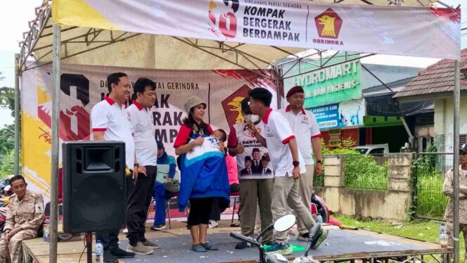 
Foto Ist: Suasana peringatan HUT ke-18 Partai Gerindra di Margasari, Kecamatan Tigaraksa, Kabupaten Tangerang, Sabtu (7/2/2026).