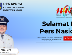 DPK APDESI Jonggol Ucapkan Selamat Hari Pers Nasional 2026, Tegaskan Peran Pers sebagai Penjaga Kebenaran