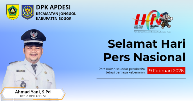 
DPK APDESI Jonggol Ucapkan Selamat Hari Pers Nasional 2026, Tegaskan Peran Pers sebagai Penjaga Kebenaran