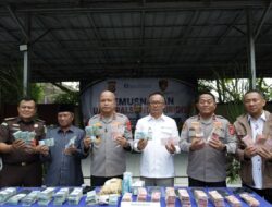 Polda Banten Musnahkan 8.527 Lembar Uang Palsu, Tegaskan Komitmen Jaga Stabilitas Ekonomi