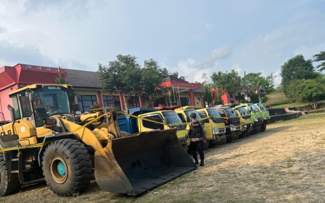 
Polda Banten Sikat Tambang Batu Bara Ilegal di Lebak, Alat Berat Disita