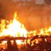 Diduga Korsleting Listrik, Rumah Warga di Kadupandak Cianjur Hangus Terbakar