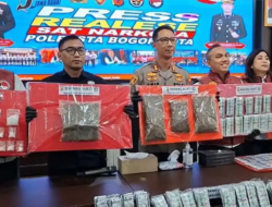 Polresta Bogor Kota Ungkap 61 Kasus Narkoba, 68 Tersangka Diamankan