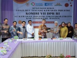 Bupati Tangerang Dampingi Komisi VII DPR RI Tinjau Kawasan Industri Cikupa Mas