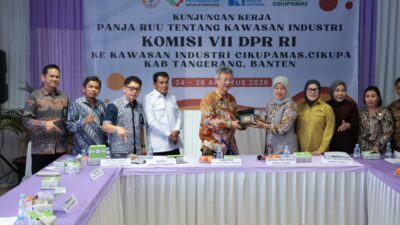 Bupati Tangerang Dampingi Komisi VII DPR RI Tinjau Kawasan Industri Cikupa Mas