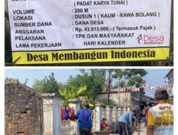 Program Padat Karya Tahap II, Desa Cariu Tuntaskan Normalisasi Saluran 200 Meter di Kampung Rawabolang