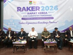 Raker KONI 2026, Bupati Tangerang Dorong Atlet Tampil Maksimal di Porprov Banten